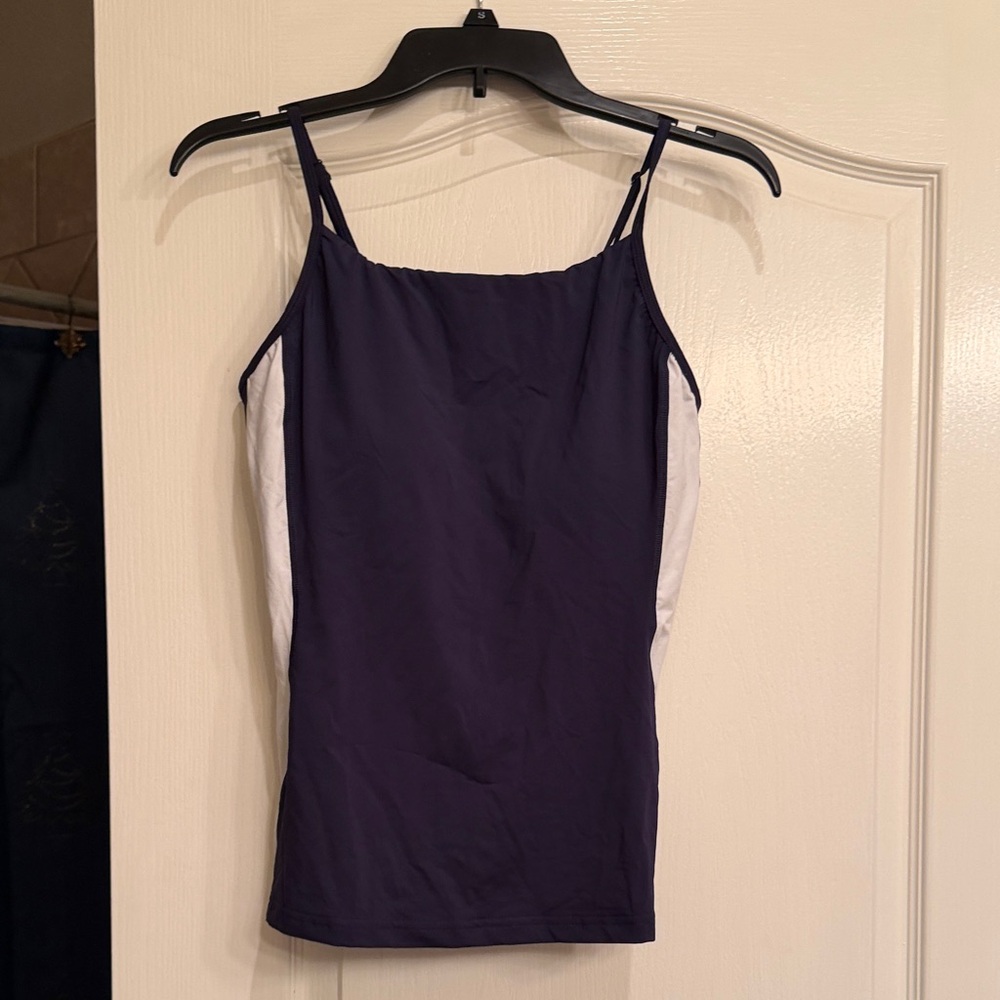 FILA Navy and White Tank Top